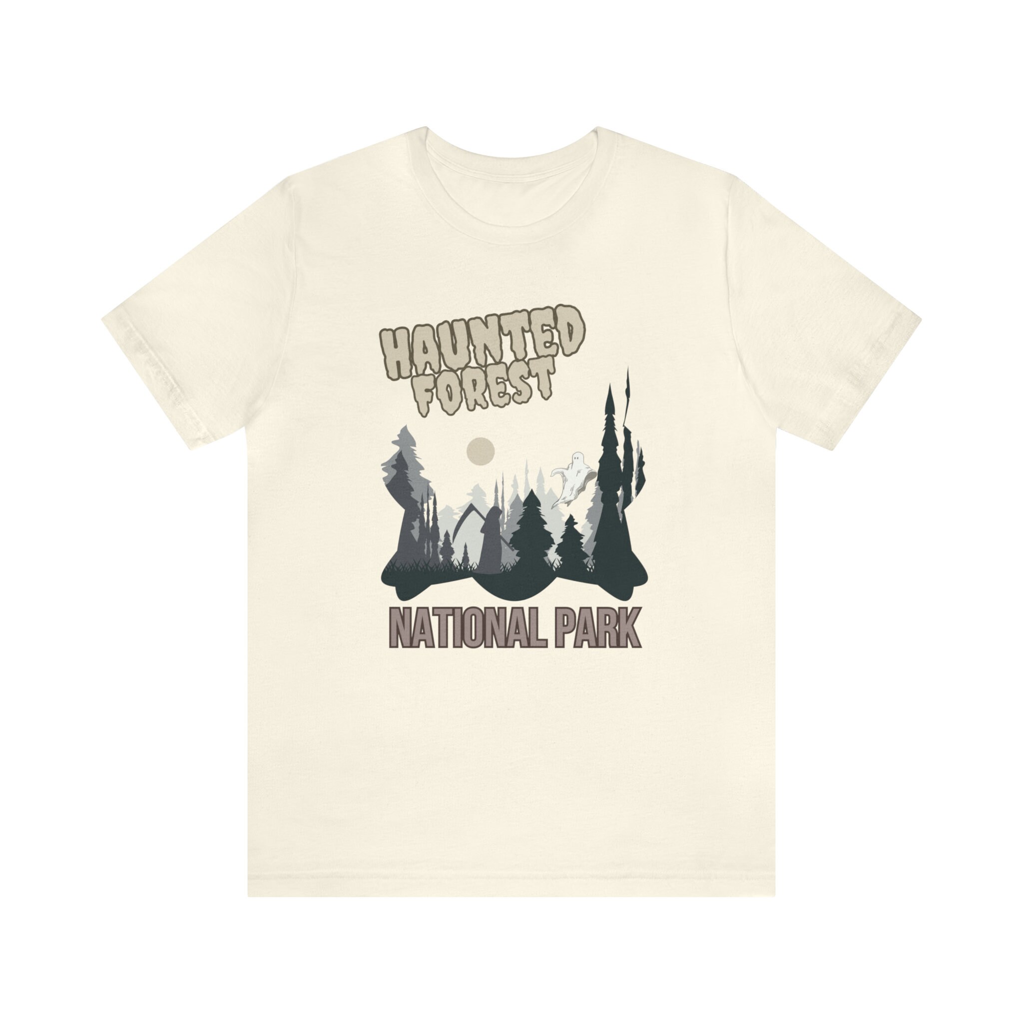 Discover Haunted Forest National Park T-Shirt, Halloween National Park T-shirt, Gift for National Park Lover, Gift for Hiker and Camper