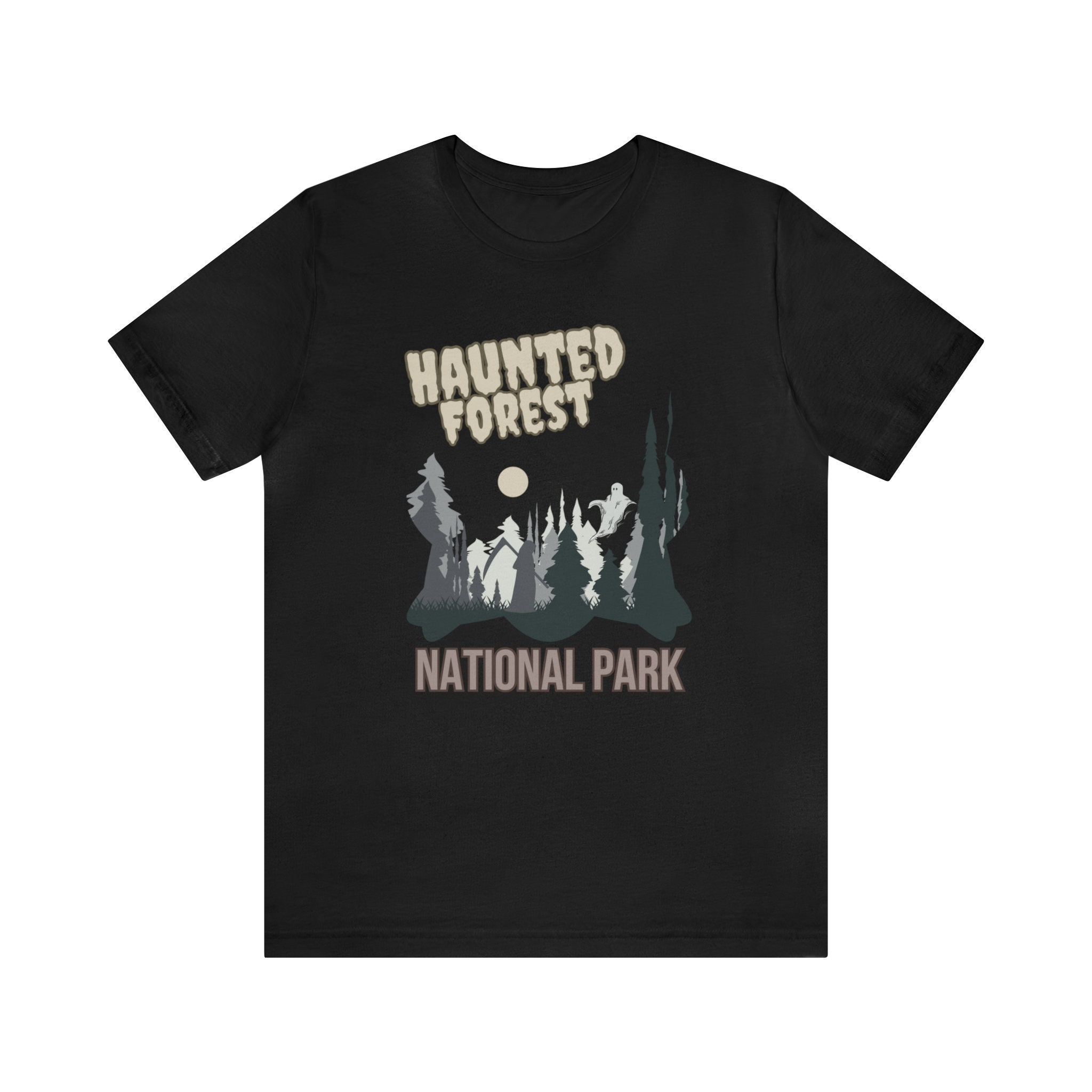 Discover Haunted Forest National Park T-Shirt, Halloween National Park T-shirt, Gift for National Park Lover, Gift for Hiker and Camper