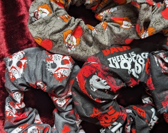 Horror Movie Villian Scrunchies