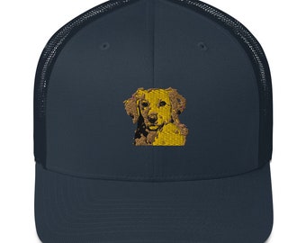 Golden Retriever gifts, Embroidered hat, Custom Hat, Personal Pet Gift, Dog Lover Gift, Gift for Dog Owners