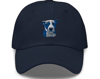 Pitbull Dog Navy papa hoed - cadeaus voor hondenmoeder