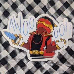 GozyuWolf Howl Sticker [No. 1 Sentai Gozyuger]