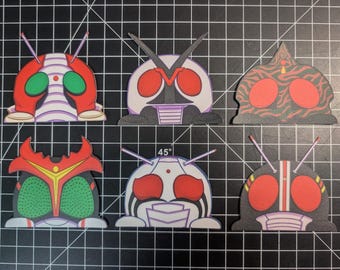 Showa Kamen Rider Peeker Stickers