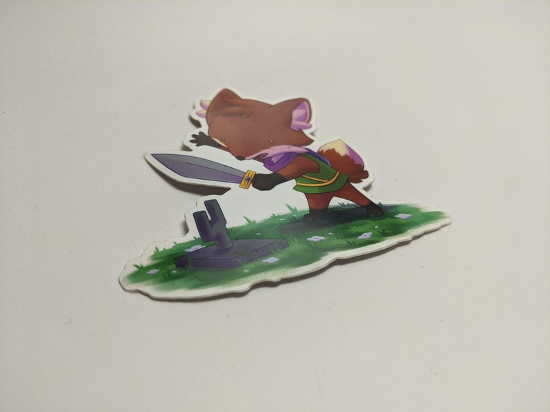 Tunic Sticker Fox Sticker (tunic) - Etsy