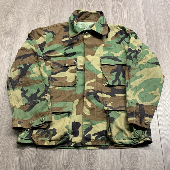 Vintage M65 80s Woodland Camo Jacket - Gem