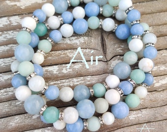 MOONSTONE |  MAGNESITE| ANGELITE and  aMZONITE all to Increase Intuition | Deep Peace during Meditation