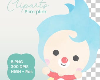 Plimplim PNG | Clipart | Plim plim High-Res | Fondo transparente | Digital | Ilustration Digital | Plim | Image without background | Clown