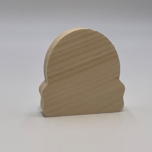 Unfinished Winter Hat Craft Solid Wood Cutout, Tiered Tray decor, DIY Craft Wood Shape, DIY Christmas Decor Blank Wood Cutout