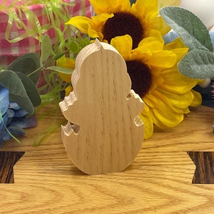 Onvoltooide Pasen Lente Chick in Egg Craft Massief Houten Knipsel, Gelaagde Lade decor, DIY Craft Houten Vorm, DIY Pasen Decor Blank Houten Knipsel