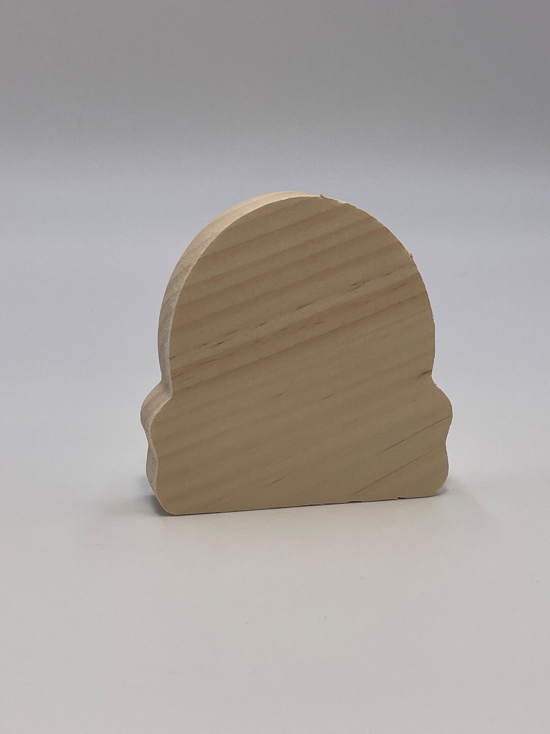 Unfinished Winter Hat Craft Solid Wood Cutout, Tiered Tray Decor, DIY