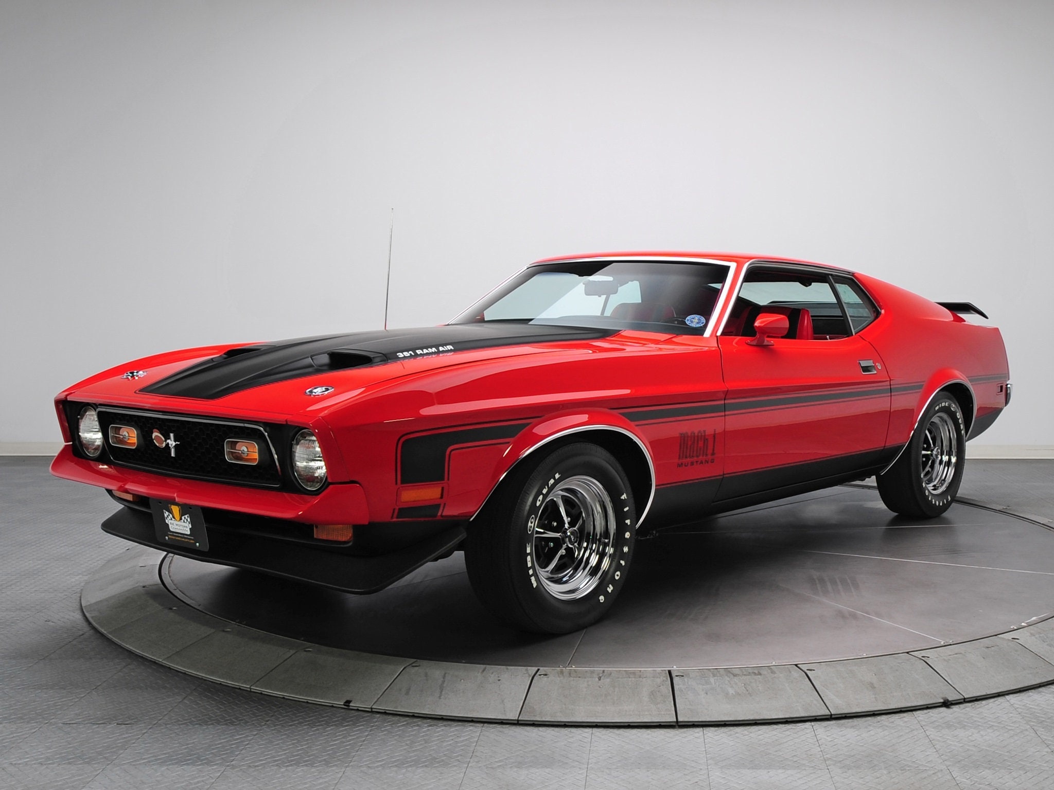 1971 Ford Mustang Mach 1 24 X 36 Inch Poster Beautiful Etsy