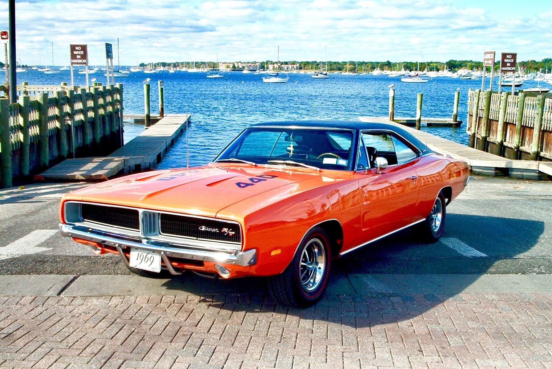 1969 Dodge Charger R/T 440 Magnum orange 24 X 36 Inch Poster - Etsy New  Zealand