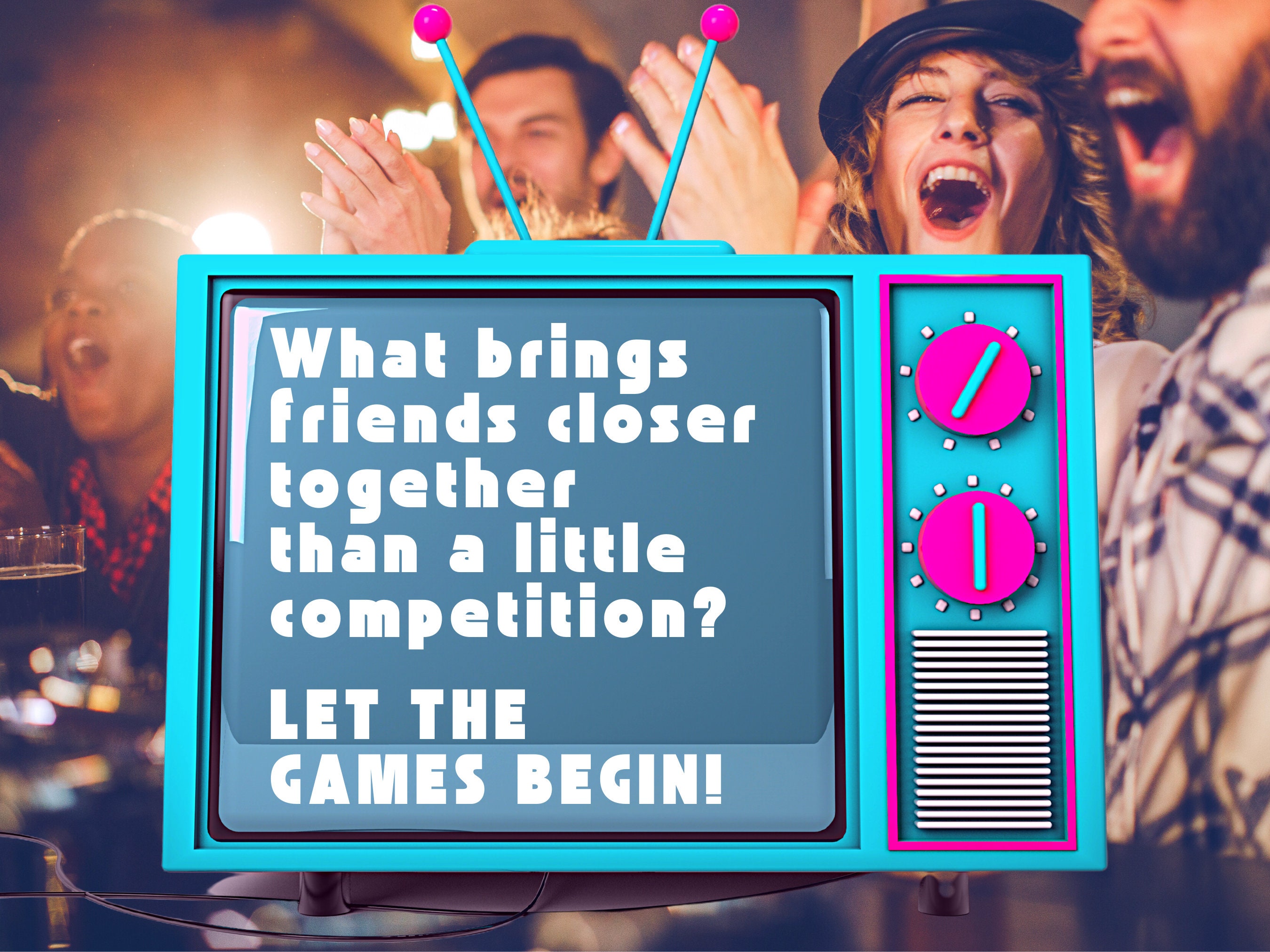 2hour Game Show Battle Downloadable Trivia Party Game for Friends and