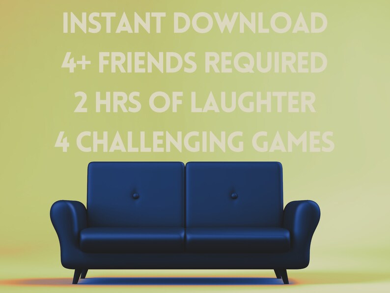 4 in 1 Adult Drinking Games Downloadable TV Party Game Answer Battle