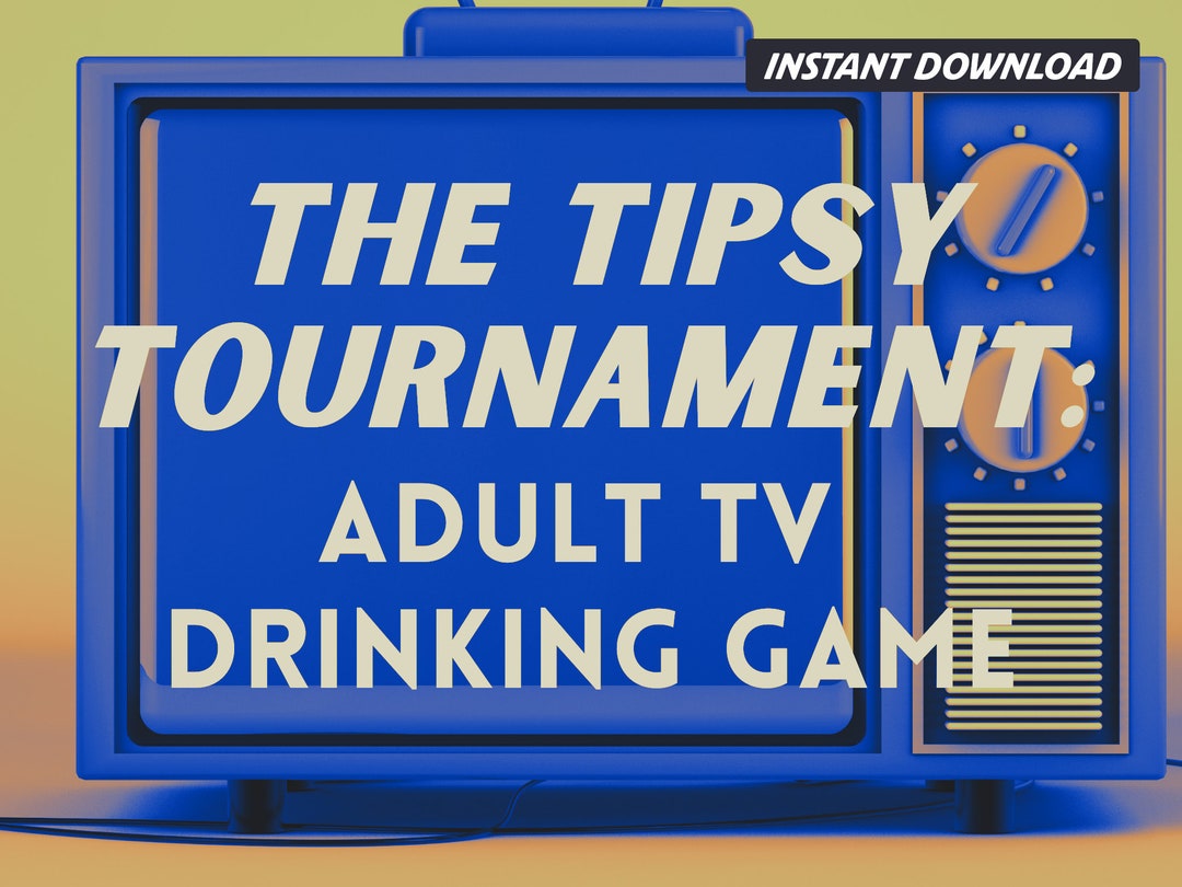 4 in 1 Adult Drinking Games Downloadable TV Party Game Etsy