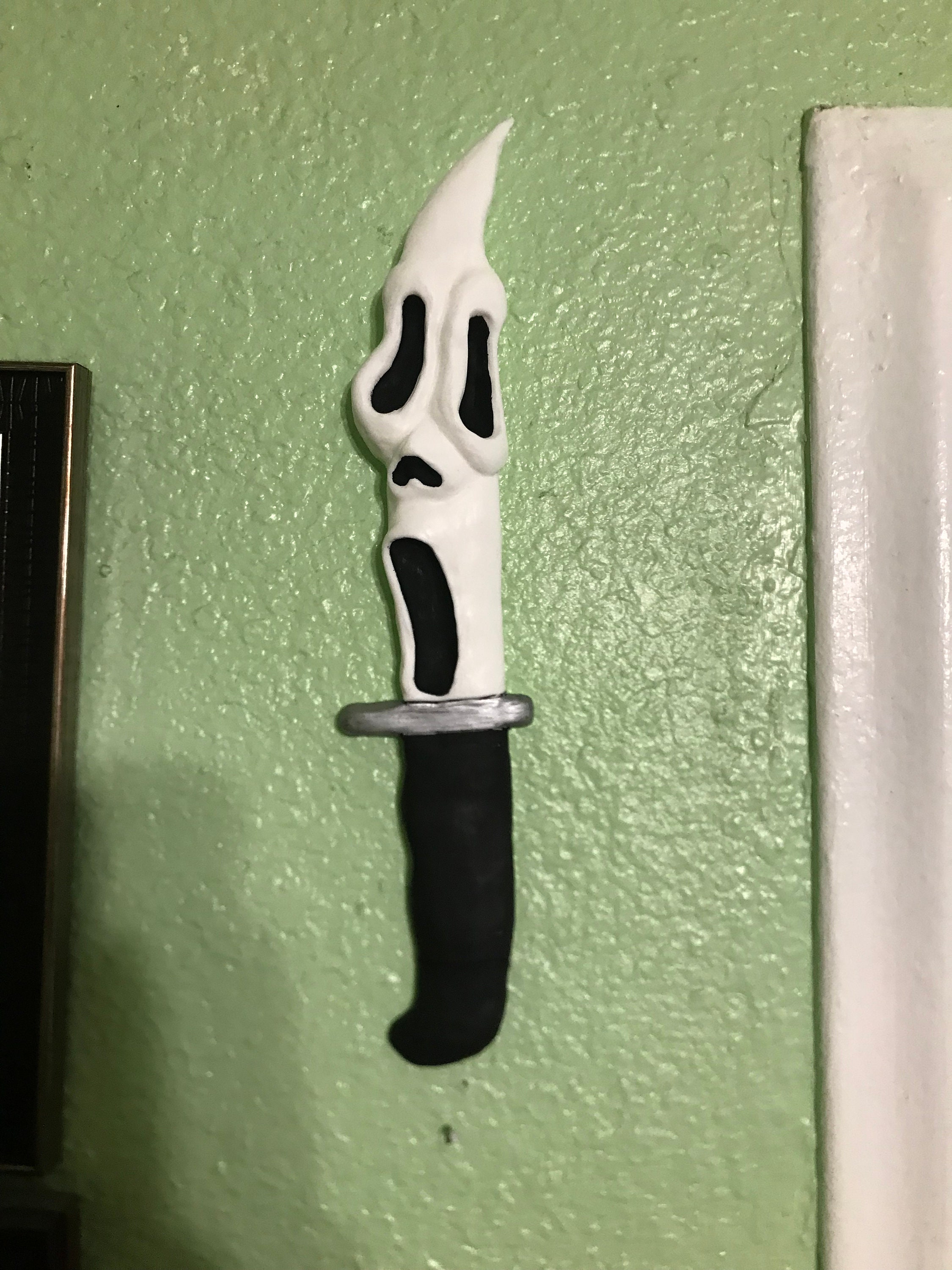 Scream Ghostface Knife Wall Hanger Etsy