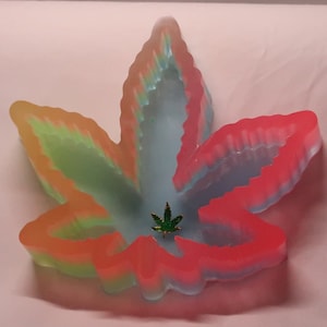 Pot Leaf Blacklight Tray