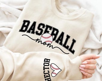 BASEBALL mom custom crewneck