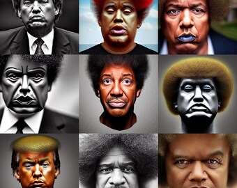 Camiseta Kanye West x Donald Trump