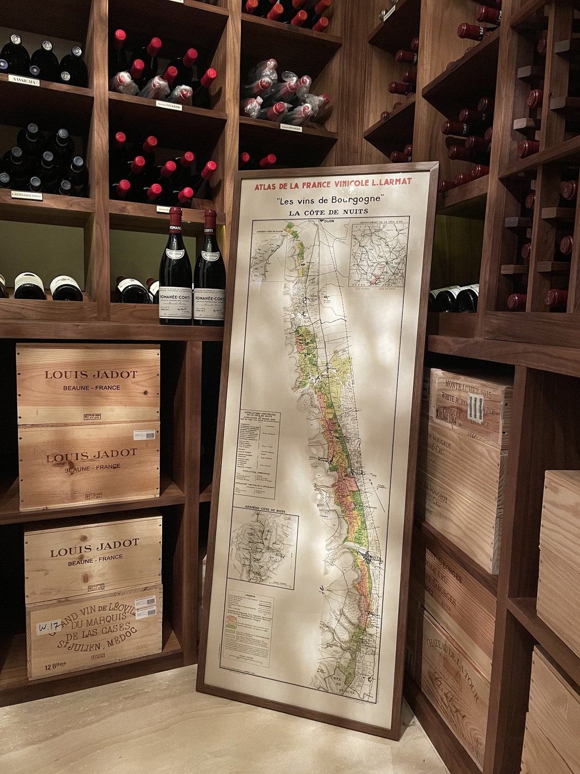 SET OF 2 Vintage Burgundy Wine Map Prints 1942 France Etsy