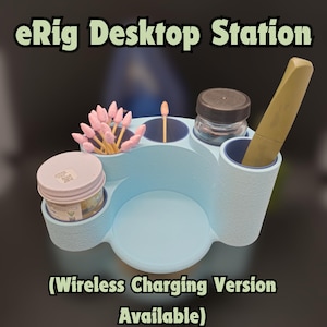 eRig Desktop Organizing Station (OPTIONAL WIRELESS CHARGING)