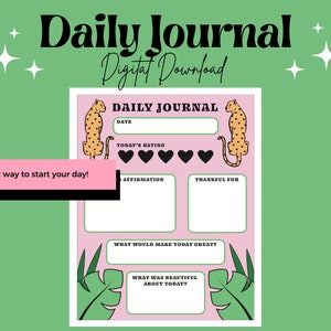 digital daily check in digital daily journal GoodNotes Notability image 1