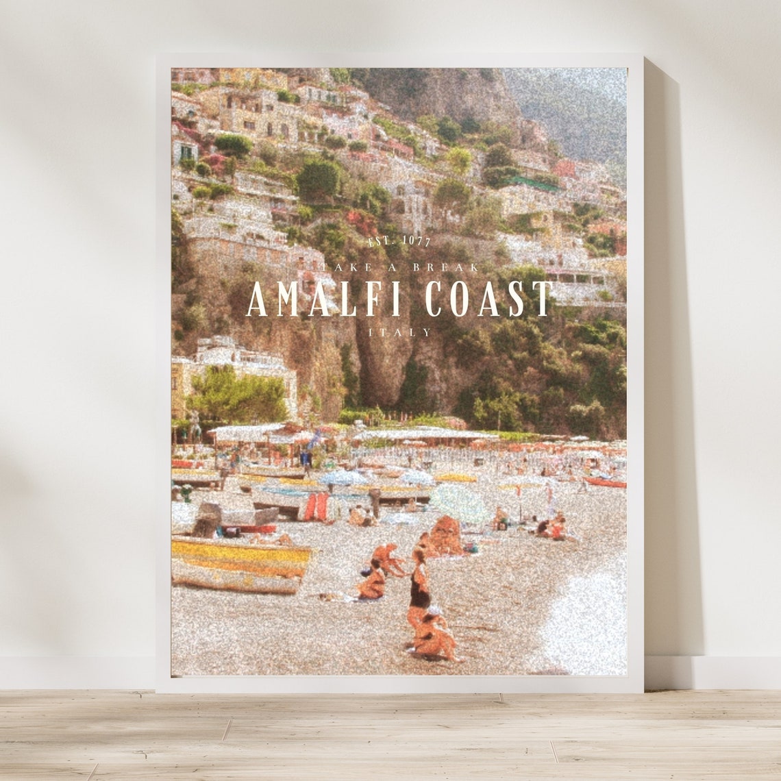 Vintage Beach Poster, Set of 3 Prints, Retro Poster, Beach Theme Wall