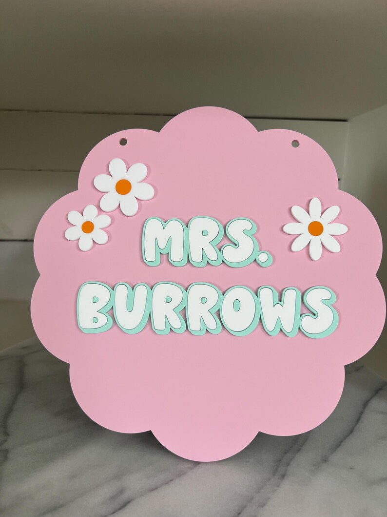 Acrylic Teacher Sign, School Classroom Decor - Etsy