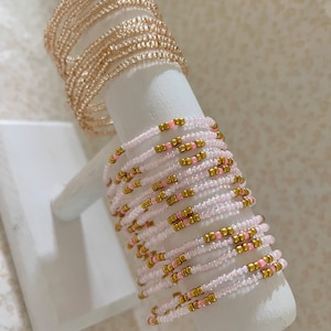Seed Bead Bracelet, String Bracelet, Tiny Beaded Bracelets, Layering Bracelet, Stack Bracelet Set of 3, Stretch Bracelet, Dainty Bracelet