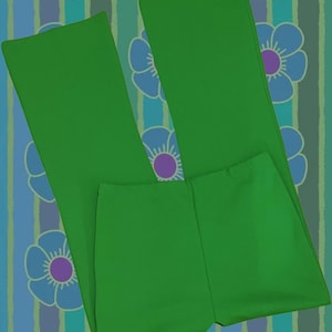 70s Kelly Green Polyester Pants - Size M/L
