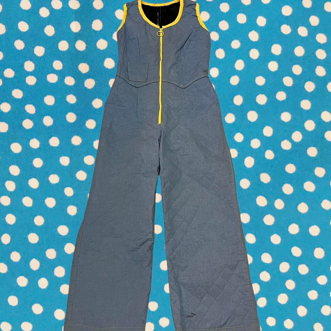 60s/70s Handmade Quilted Jumpsuit Size S/M - Etsy