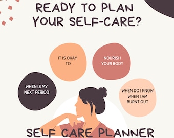 Printable Self Care planner bundle, Daily, Weekly, Monthly, Quarterly, Vision board