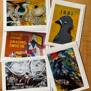 Images Grafitti de divers endroits dans le monde - cartes de vœux vierges avec photo