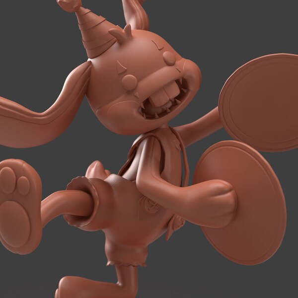 Poppy Playtime Bunzo Bunny fan made 3d print model