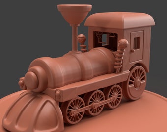 Poppy Playtime El ventilador del tren hizo un modelo de impresión en 3d, Descarga digital