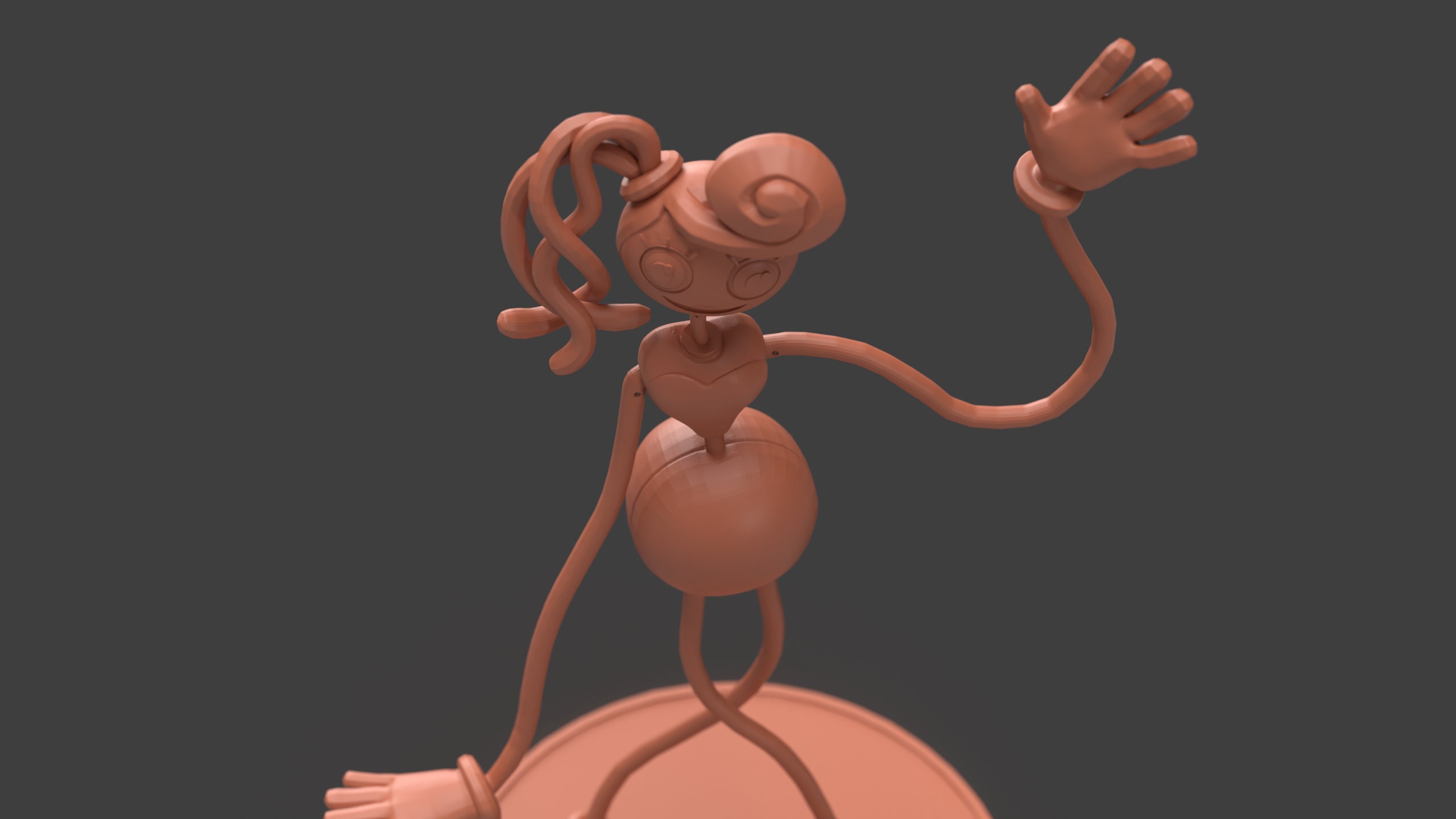 Poppy playtime Mommy Long Legs fan made 3d print model