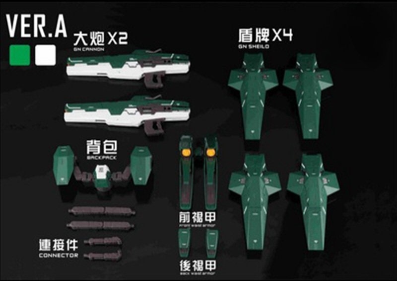STL: Gundam MG 1/100 Dynames Torpedo Gun -  Israel