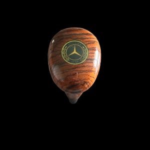 vintage mercedes benz manual shifter burl wood gear knob