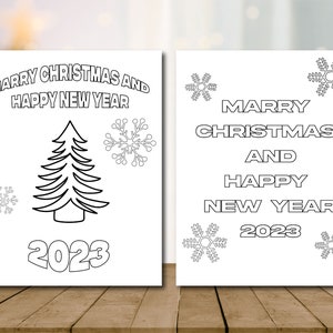 Christmas Coloring | Kids Coloring Pages | 6 Christmas Coloring Pages | Holiday Coloring | Snowman | Santa | Penguin| Candy Canes | image 3
