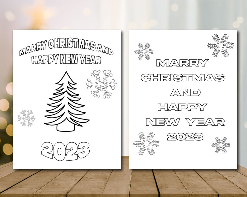 Christmas Coloring | Kids Coloring Pages | 6 Christmas Coloring Pages | Holiday Coloring | Snowman | Santa | Penguin| Candy Canes | image 3