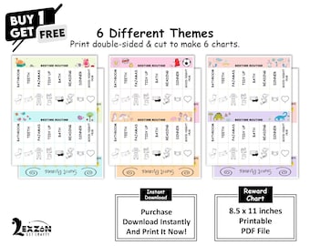 Toddler Routine, Bedtime Routine Chart, visual schedule, checklist with pictures, chore chart for kids, printable, daily responsibilities