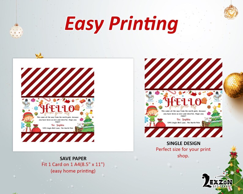 Template Christmas Rapper Editable Christmas Elf Bar Wrapper Template, Christmas Chocolate ...