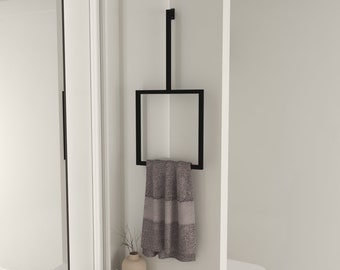 Vertikaler Handtuchhalter, Handtuchhalter, minimalistisches Design, Einweihungsgeschenk, Handtuchhalter, eleganter Handtuchhalter