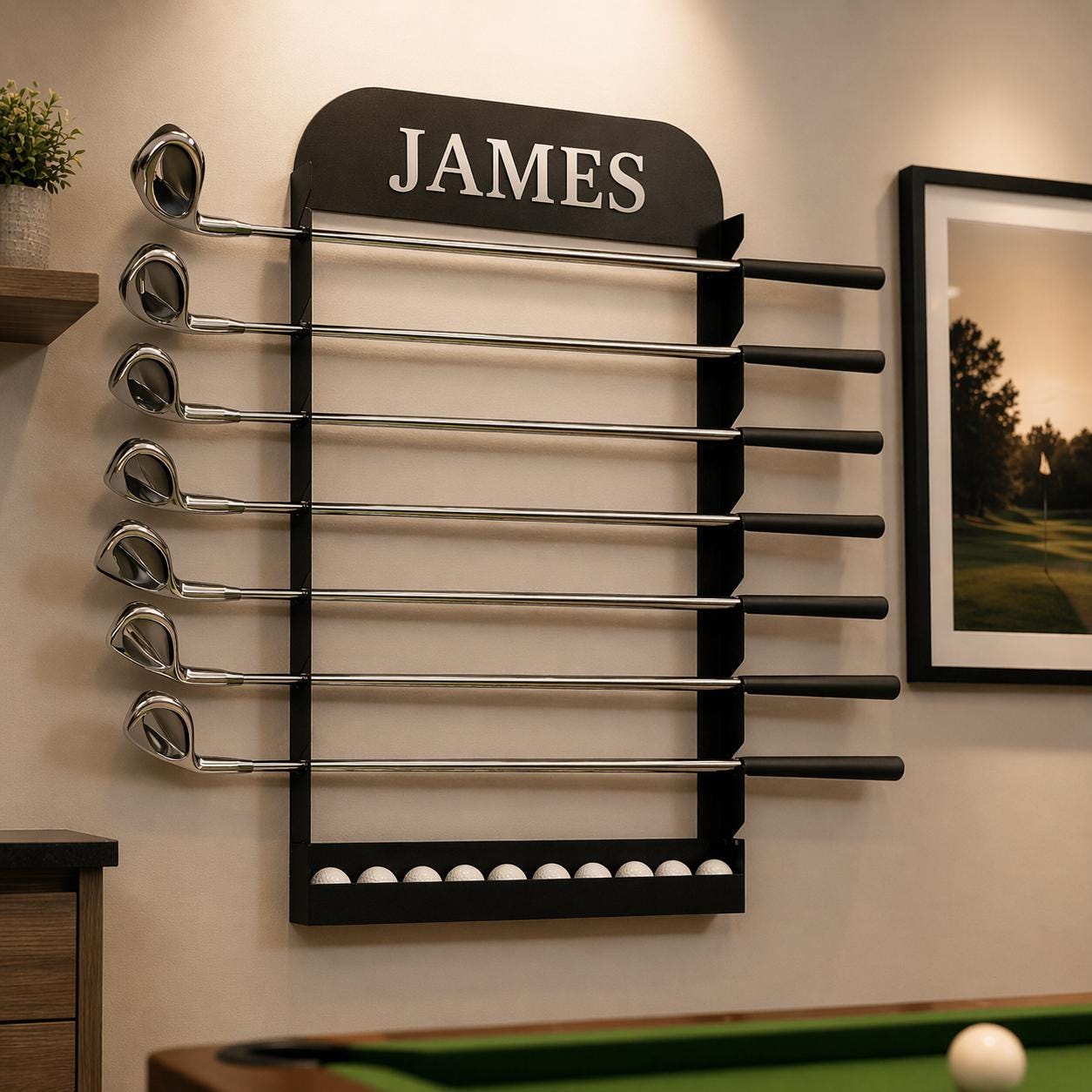 Golf club wall display rack - Etsy 日本