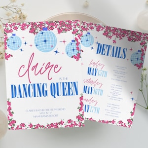 MAMMA MIA Bachelorette Party Invite, Dancing Queen Invite, Mama Mia Bachelorette Party Invite, Dancing Queen Mamma Mia Bridal Shower Digital