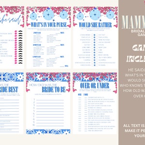 Jeux de douche nuptiale MAMMA MIA, Dancing Queen Invite, Mama Mia Bachelorette Party Games Invite, Dancing Queen Mamma Mia Bridal Shower Games