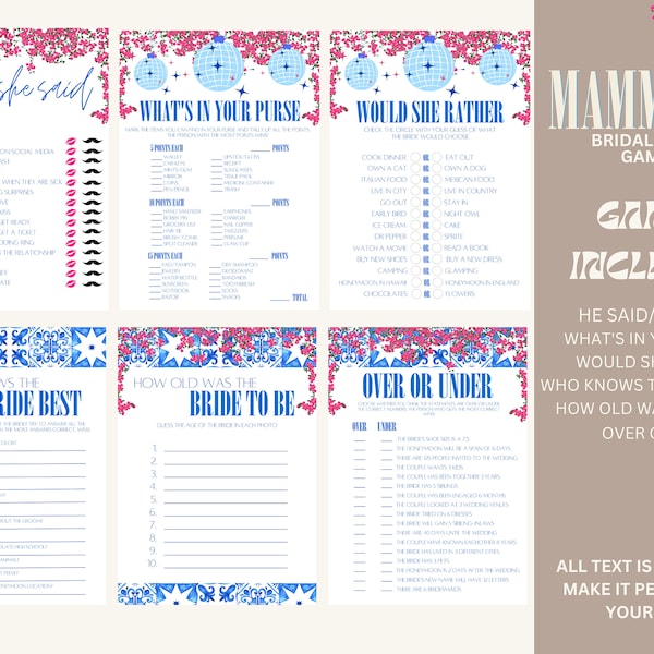 Juegos de despedida de soltera de Mamma Mia, invitación a la despedida de soltera de Dancing Queen (descarga digital)