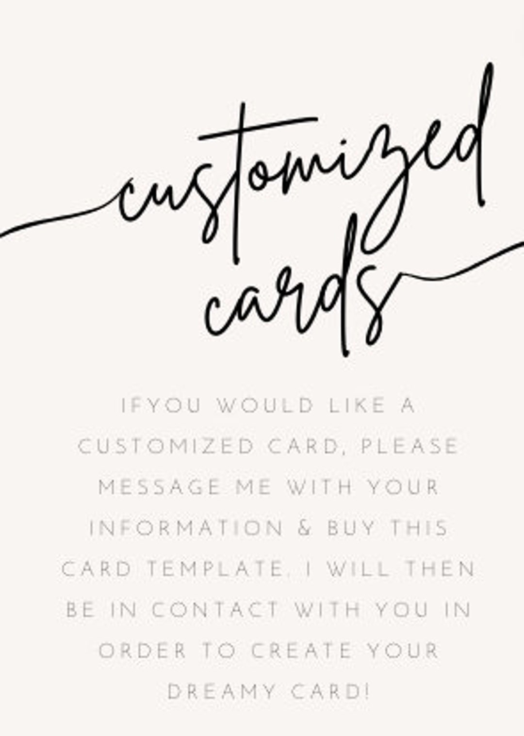 Customized Cards editable Cards, Any Occasion Customized Cards, Birthday, Wedding, Christmas