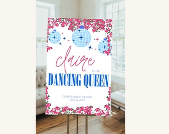 Mamma Mia Bridal Shower Poster, Dancing Queen Invite (Digital & Printable)