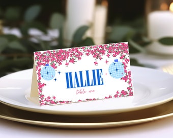 Mamma Mia Bridal Shower Name Placement Cards (Digital Download)